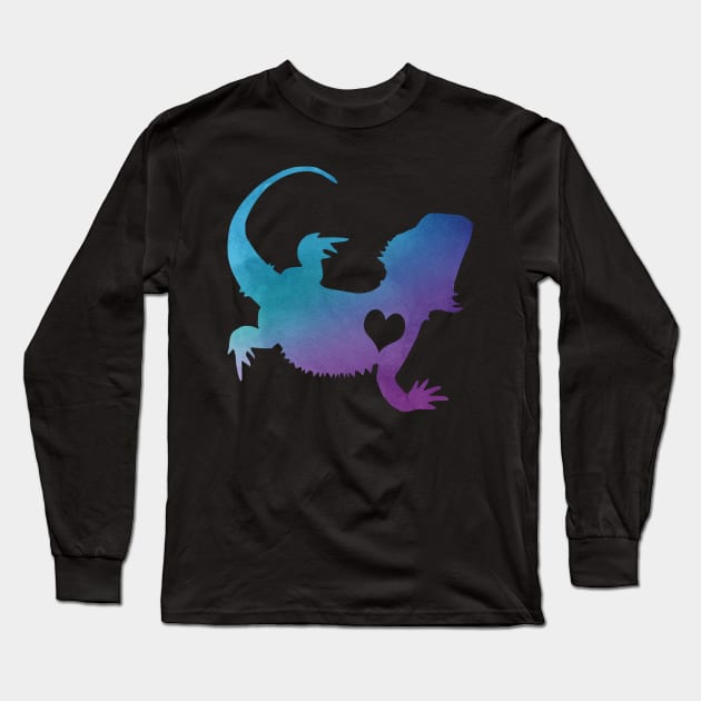 Adore Bearded Dragons Long Sleeve T-Shirt by Psitta